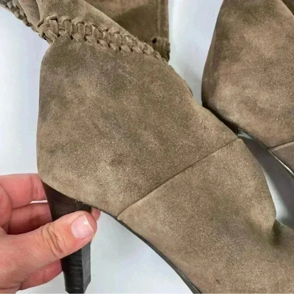 Vintage Coach Brown Suede Vintage Jae Knee High‎ Heeled Boot - Picture 8 of 11